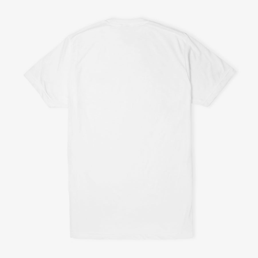 White T-Shirt Black Graphic