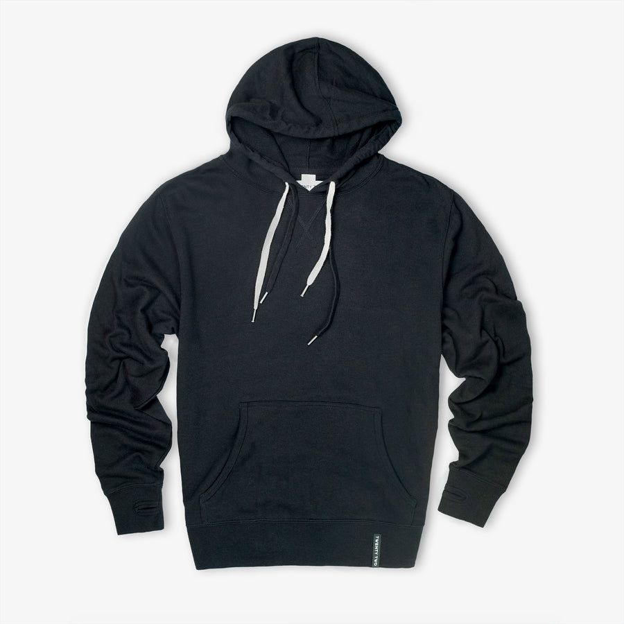 Black Hoodie Pullover Sweatshirt