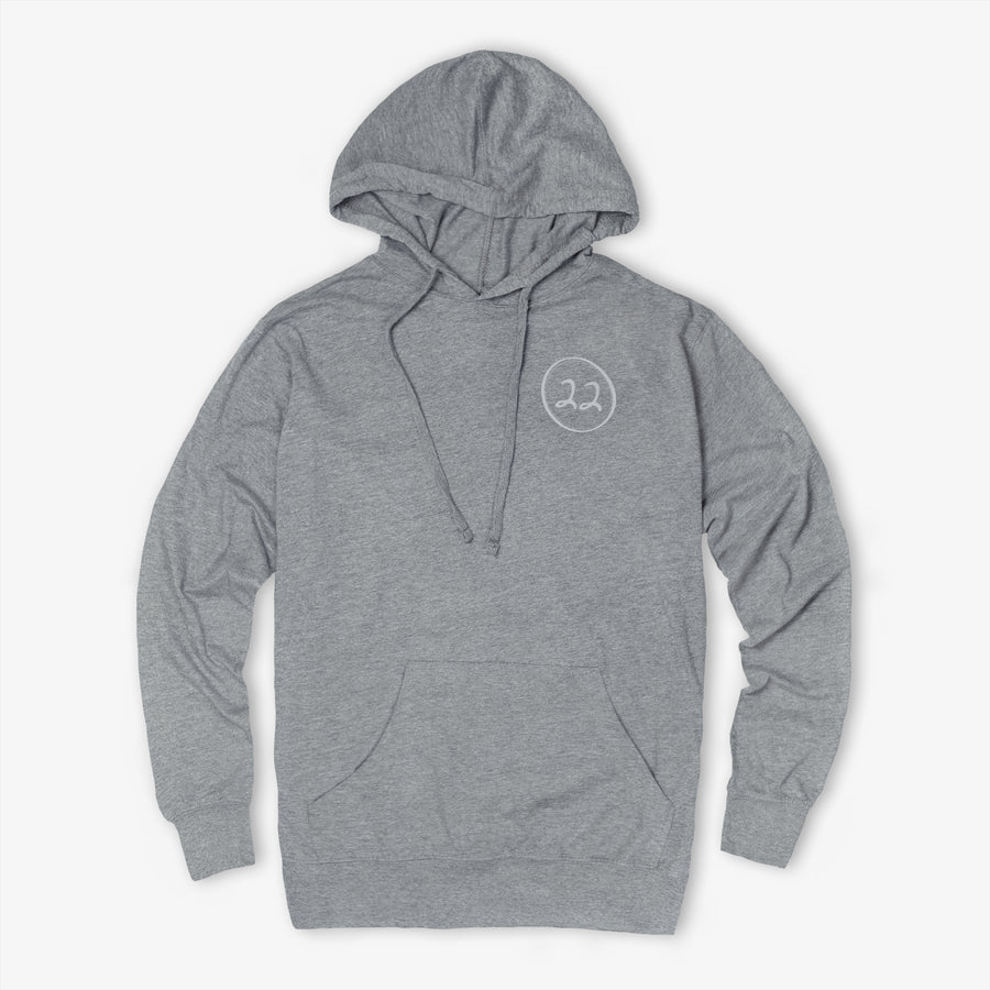 Heather Light Gray Pullover Sweatshirt