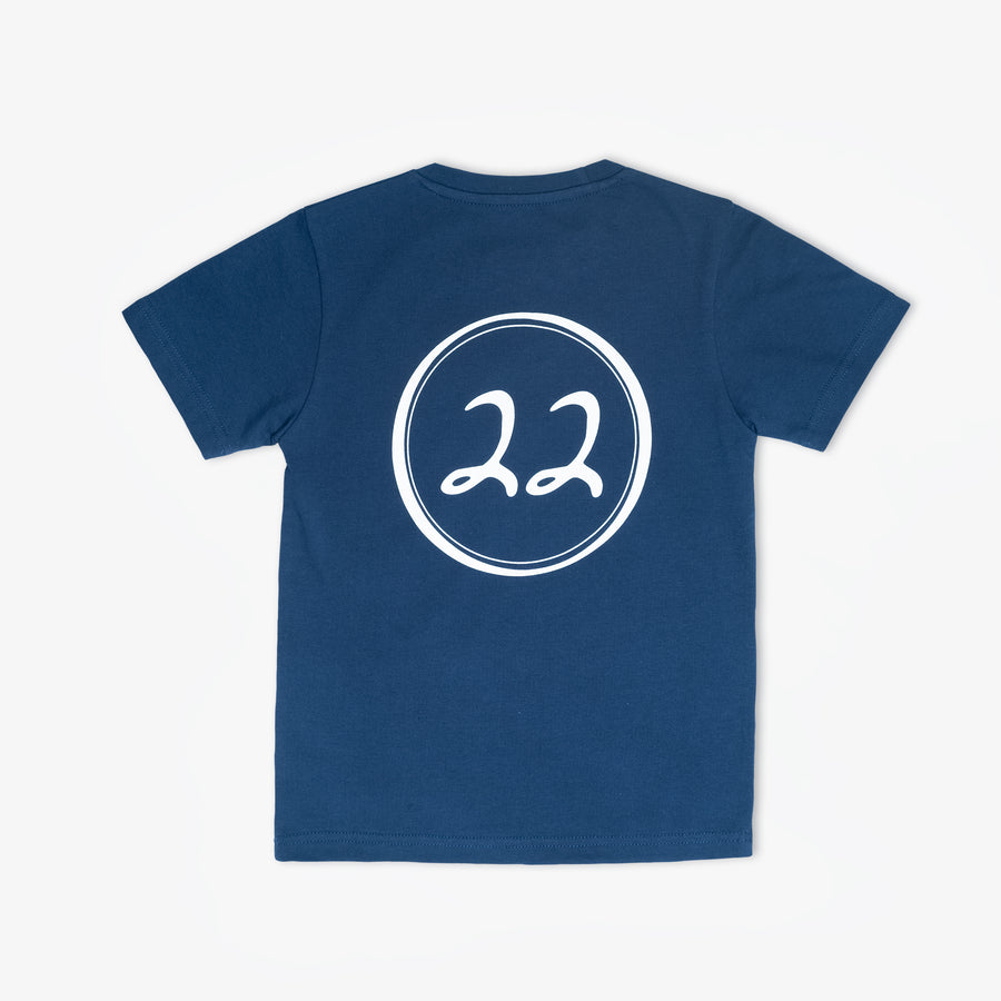 Youth Navy Gaphic T-Shirt